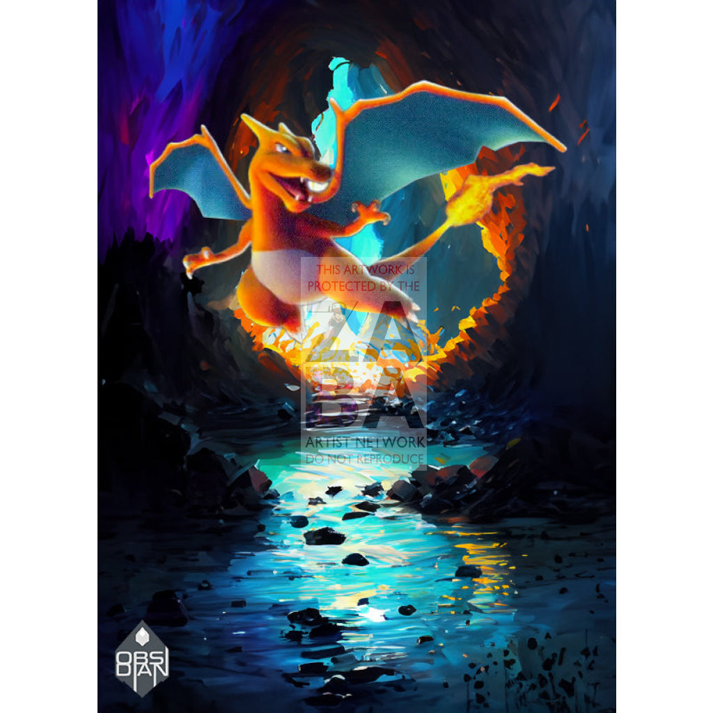 Custom Charizard purchases painting