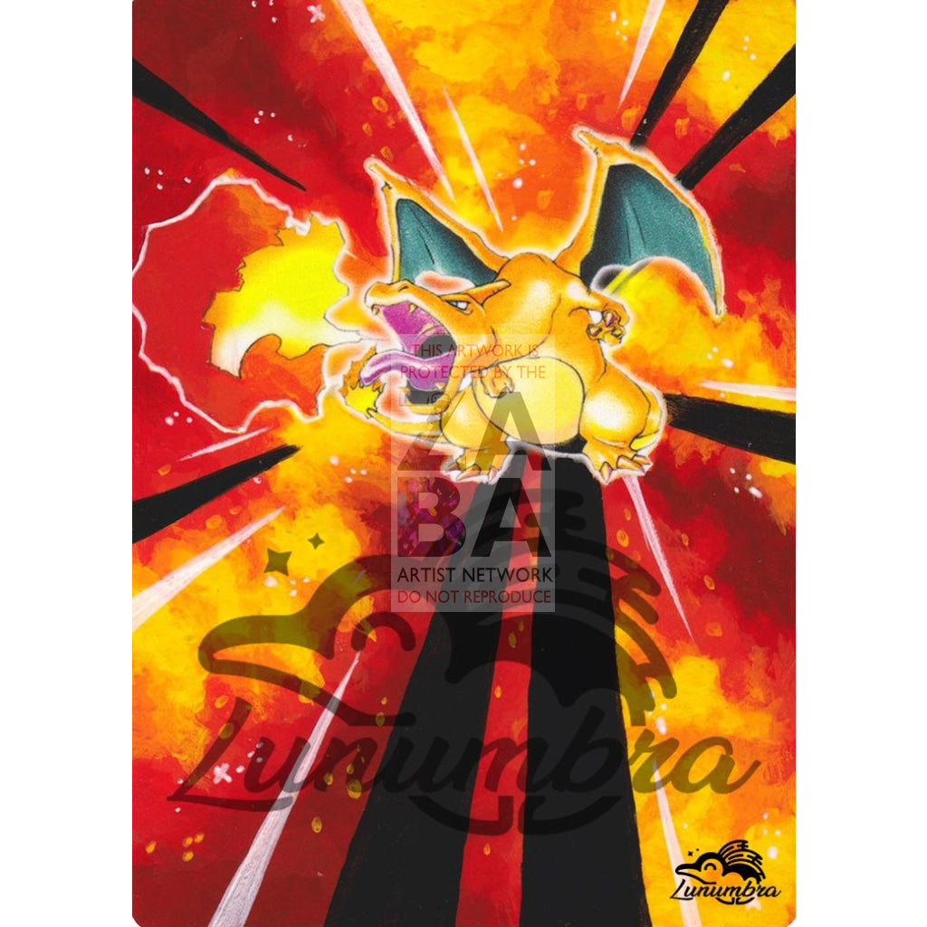 Charizard 3/110 Legendary Collection Extended Art Custom Pokemon Card - ZabaTV