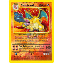 Charizard 4/102 Base Set (World First) Extended Art Custom Pokemon Card With Original Text - Black