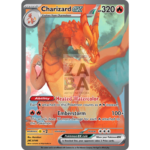 Charizard Ex Custom Pokemon Card