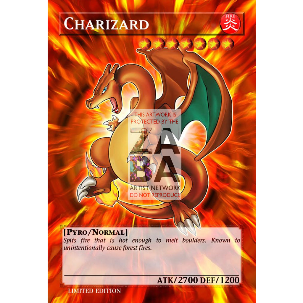 Charizard Full Art ORICA - Custom Yu-Gi-Oh! Card - ZabaTV