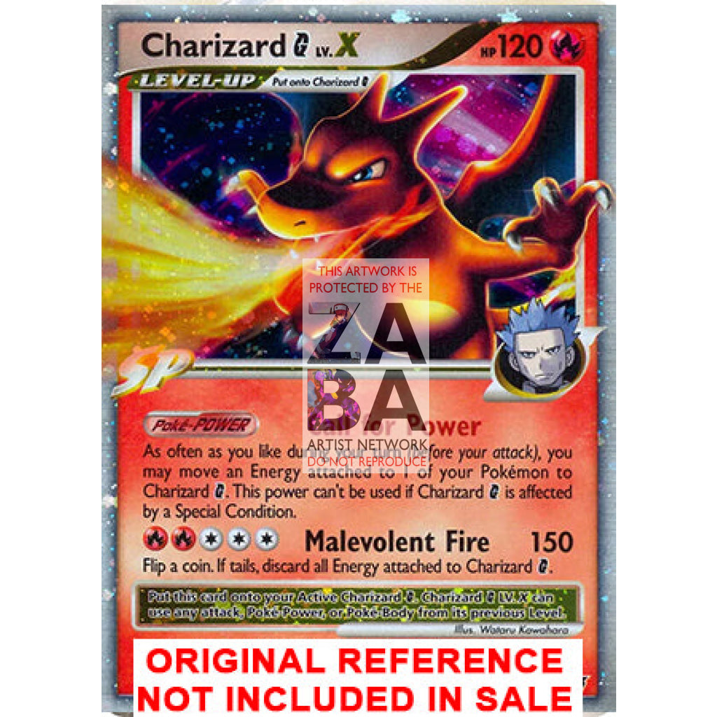 Charizard G Lv. X 143/147 Supreme Victors Extended Art Custom Pokemon Card - ZabaTV