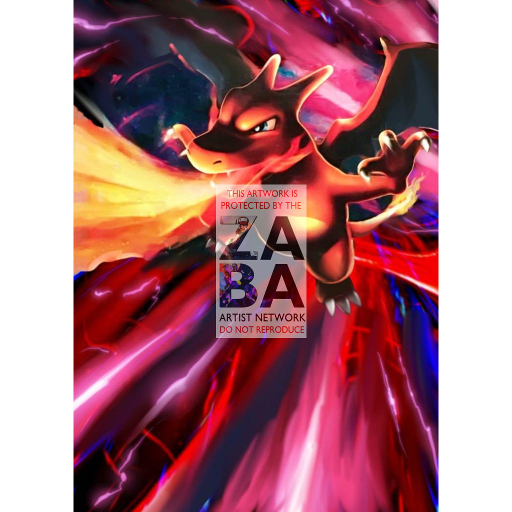 Charizard G Lv. X 143/147 Supreme Victors Extended Art Custom Pokemon Card - ZabaTV