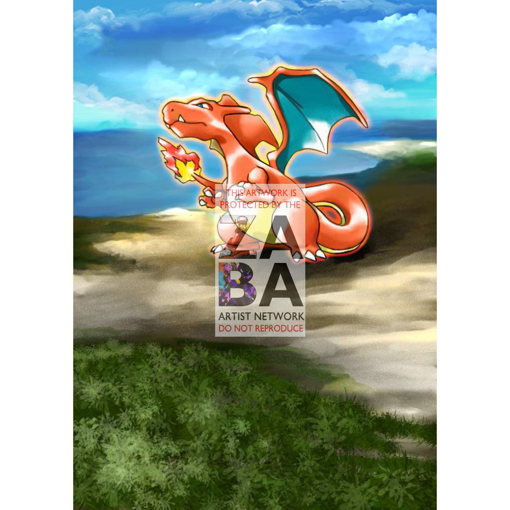 Charizard No. 006 CD Collection Promo Extended Art Custom Pokemon Card - ZabaTV