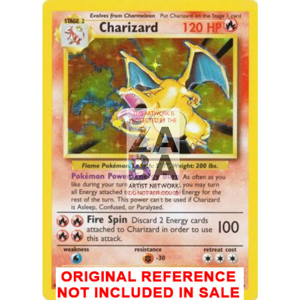 Charizard Reimagined 4/102 Base Set Extended Art Custom Pokemon Card