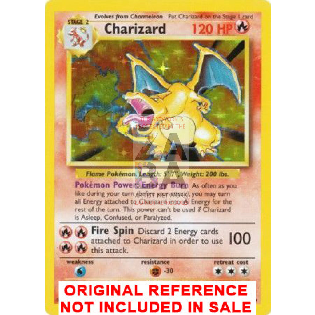 Charizard Reimagined 4/102 Base Set Extended Art Custom Pokemon Card