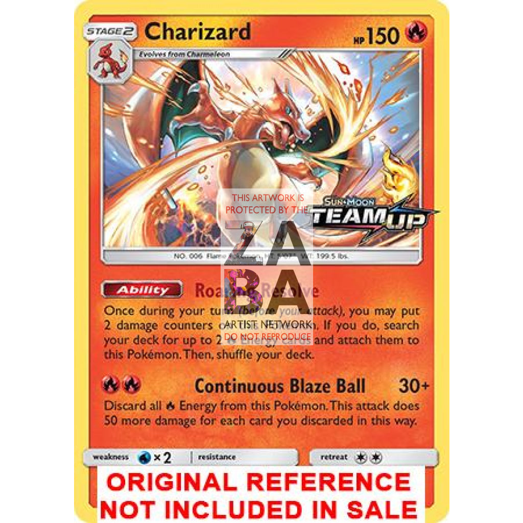 Charizard SM158 Promo Extended Art Custom Pokemon Card - ZabaTV