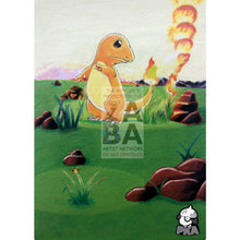 Charmander 70/110 Legendary Collection Extended Art Custom Pokemon Card Silver Holographic