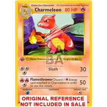 Charmeleon 24/102 Base Set (+Text) Extended Art Custom Pokemon Card