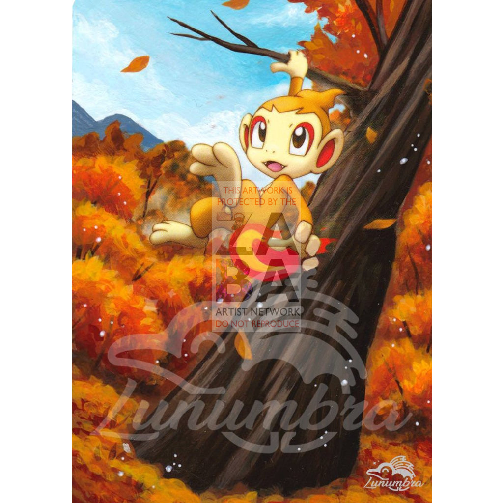 Chimchar 70/127 Platinum Extended Art Custom Pokemon Card - ZabaTV
