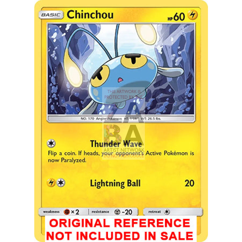 Chinchou 73/214 Lost Thunder Extended Art Custom Pokemon Card - ZabaTV