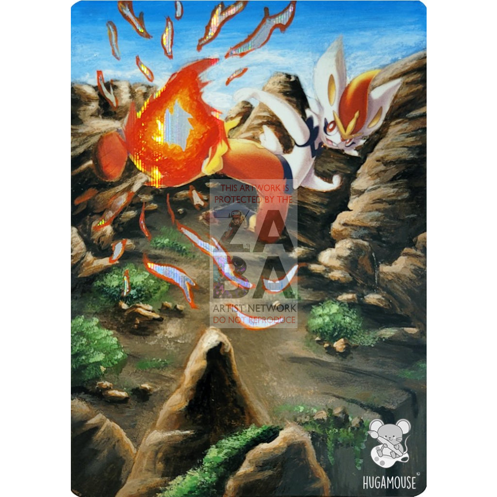 Charmander 034/202 Sword & Shield Extended Art Custom Pokemon Card