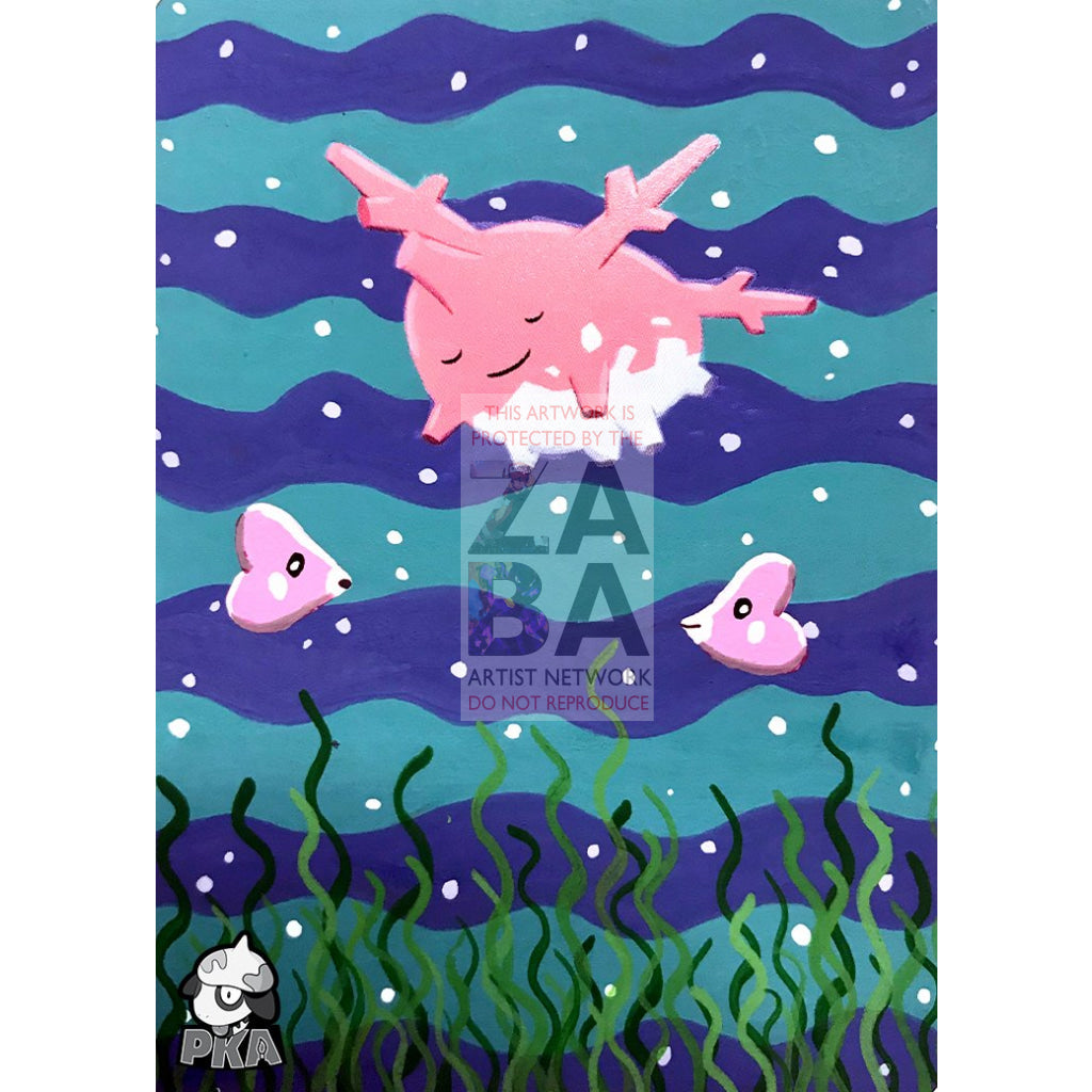 Corsola 102/165 Expedition Extended Art Custom Pokemon Card - ZabaTV