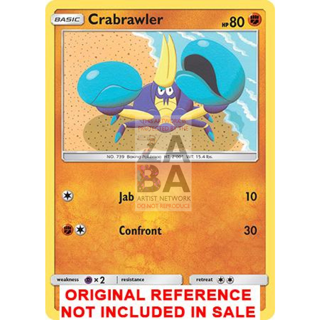 Crabrawler 121/236 Cosmic Eclipse Extended Art Custom Pokemon Card