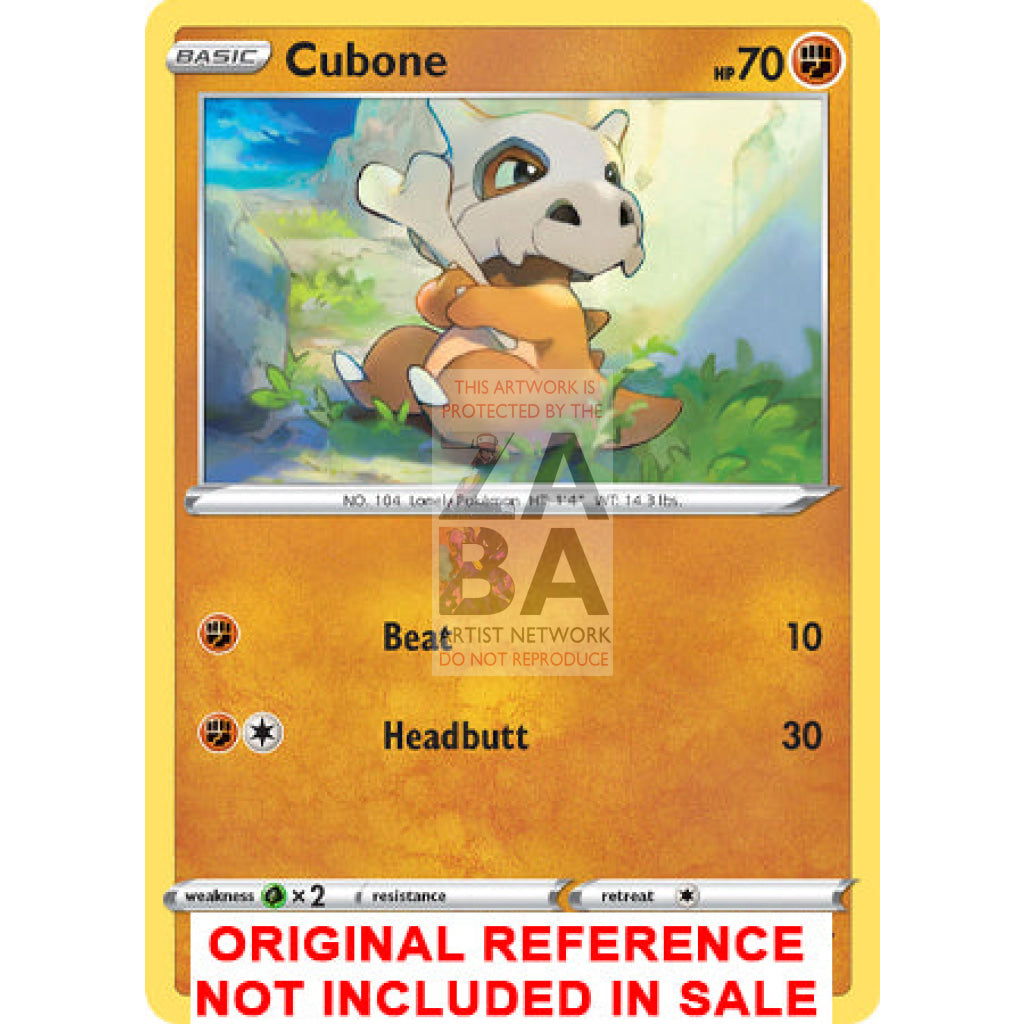 Cubone 069/163 Battle Styles Extended Art Custom Pokemon Card - ZabaTV