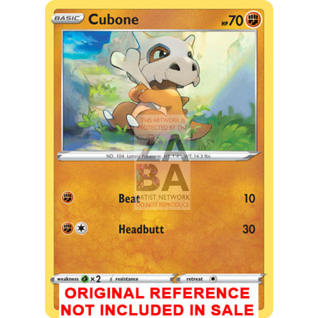 Cubone 069/163 Battle Styles Extended Art Custom Pokemon Card - ZabaTV