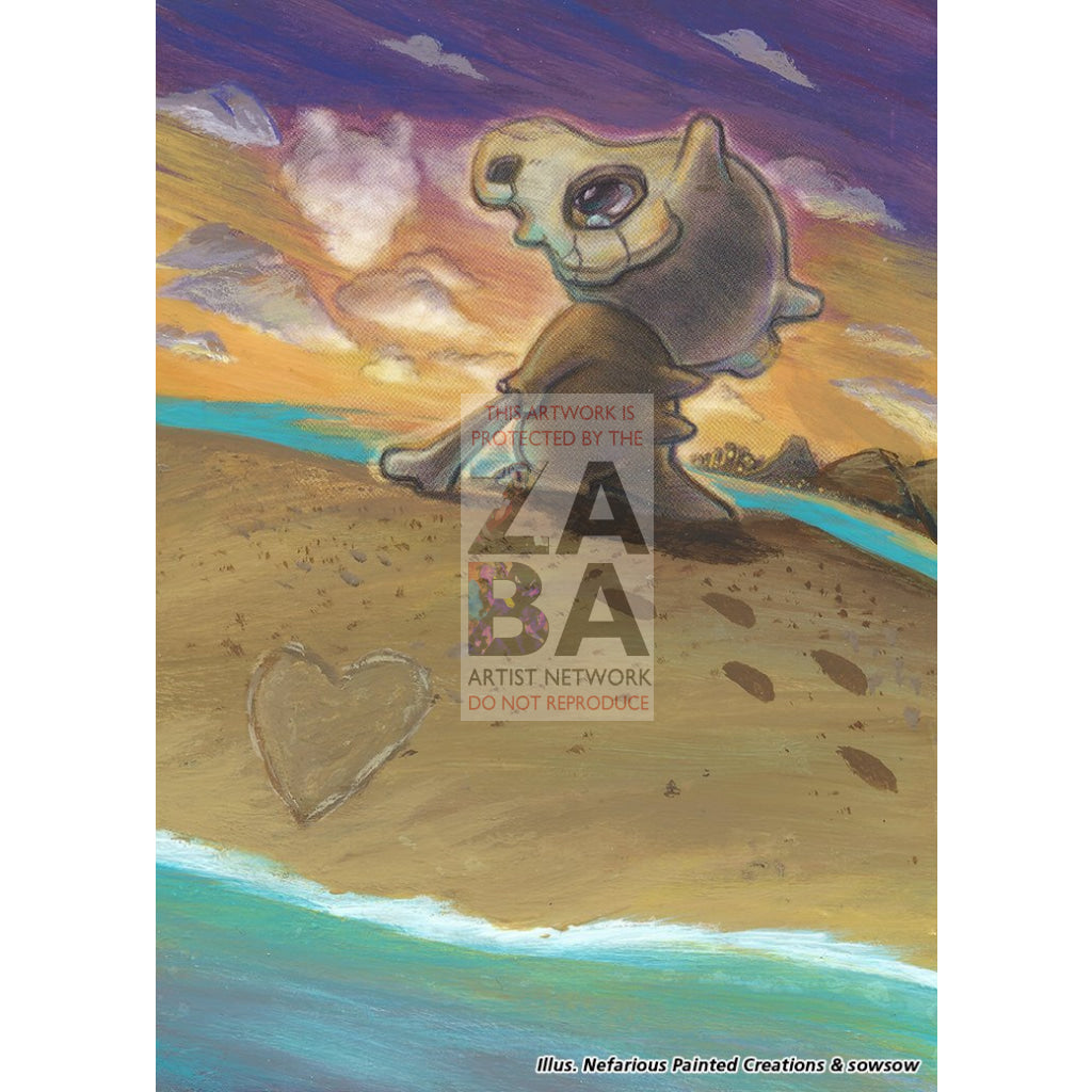 Cubone 57/131 Forbidden Light Extended Art Custom Pokemon Card - ZabaTV