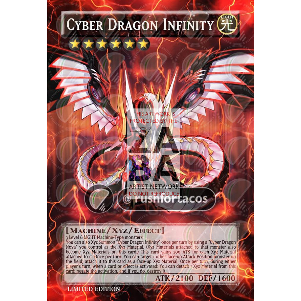 Cyber Dragon Infinity Full Art ORICA - Custom Yu-Gi-Oh! Card - ZabaTV