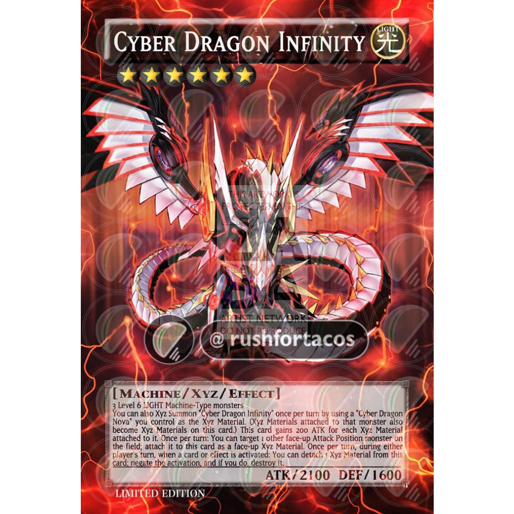 Cyber Dragon Infinity Full Art Orica - Custom Yu-Gi-Oh! Card