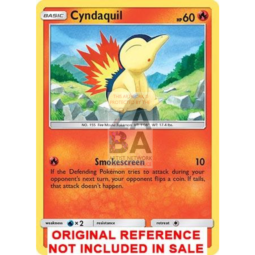 Cyndaquil 39/214 Lost Thunder Extended Art Custom Pokemon Card
