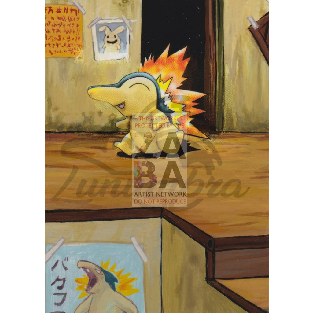 Cyndaquil 57/111 Neo Genesis Extended Art Custom Pokemon Card - ZabaTV