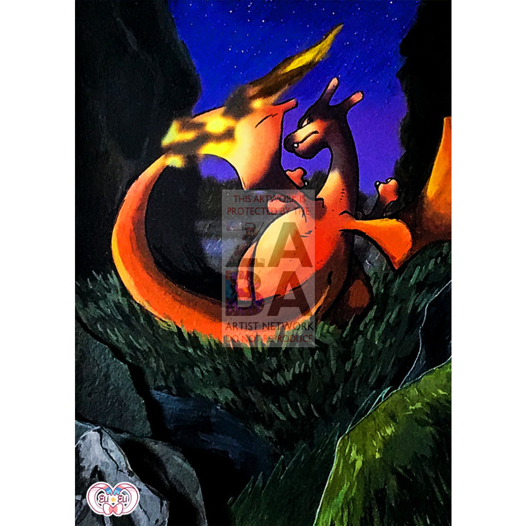 Dark Charizard 4/82 Team Rocket Extended Art Custom Pokemon Card