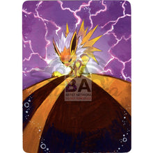 Dark Jolteon Team Rocket 38/82 Extended Art Custom Pokemon Card Textless Silver Holographic