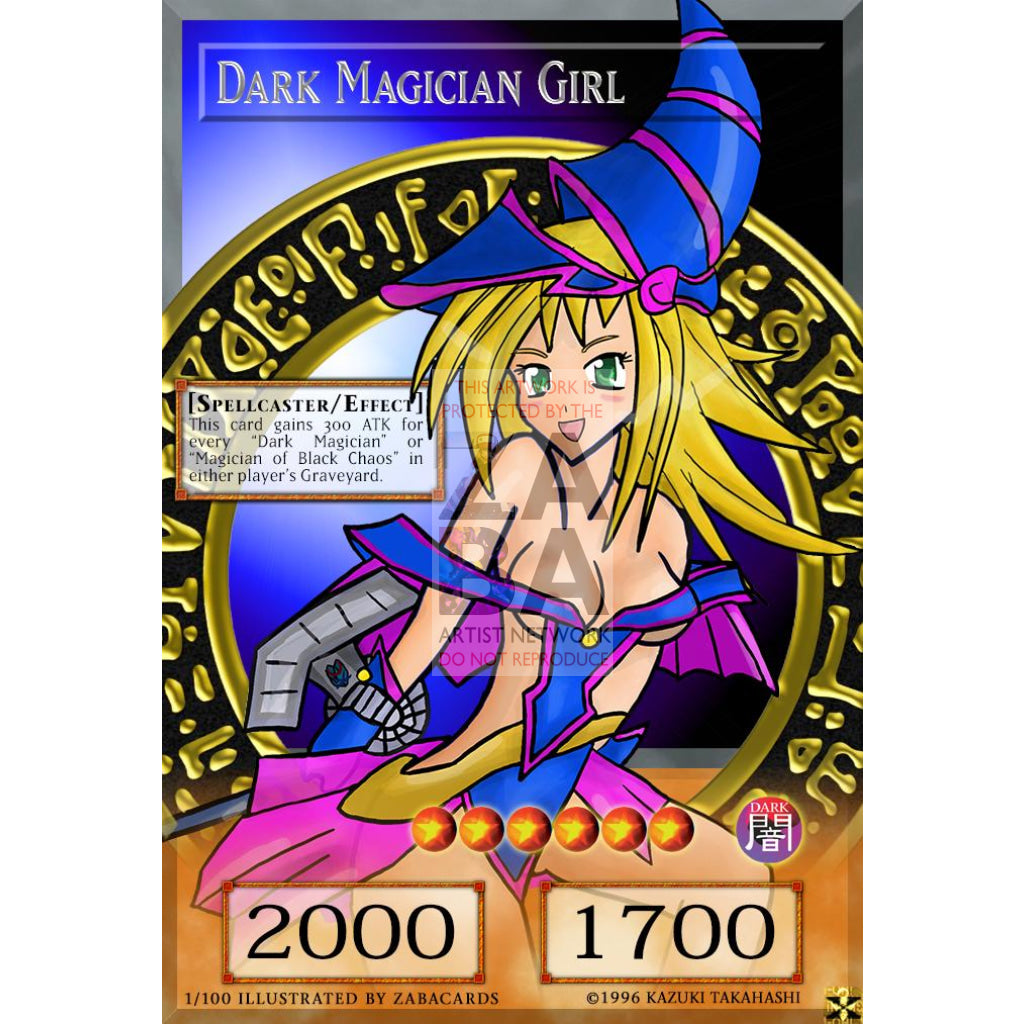 Dark Magician Girl FULL ART ORICA - Custom Yu-Gi-Oh! Card - ZabaTV