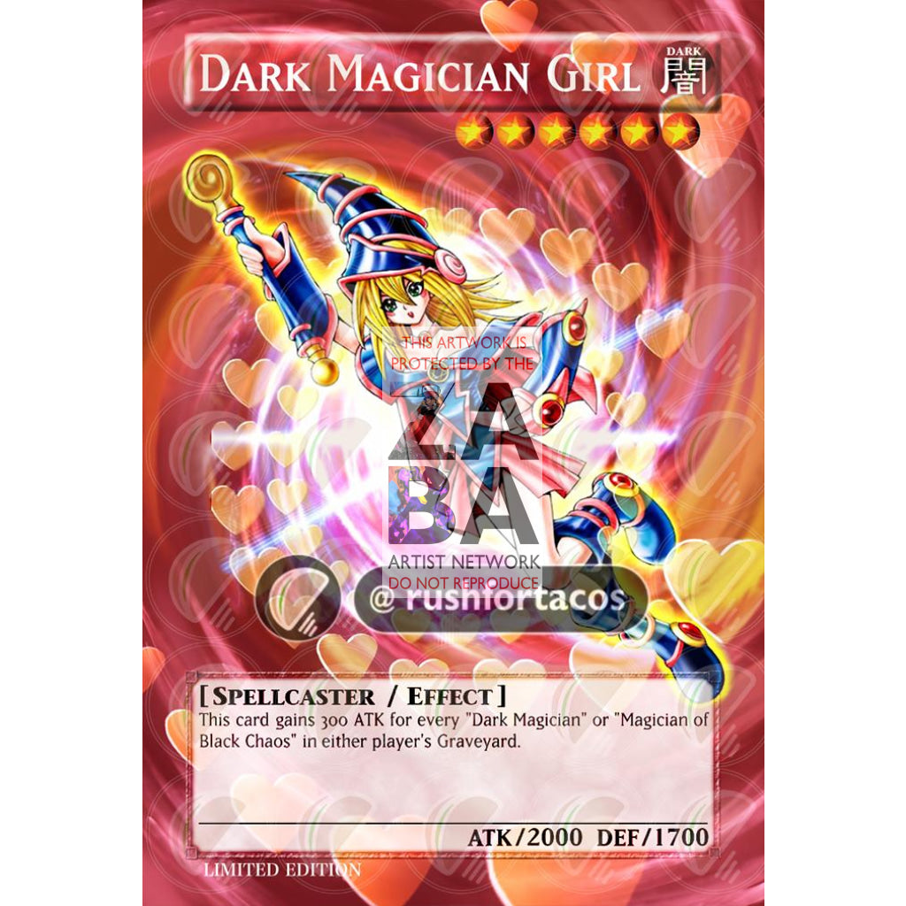 Dark Magician Girl v.2 Full Art ORICA - Custom Yu-Gi-Oh! Card - ZabaTV