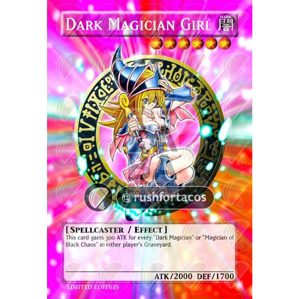 Dark Magician Girl V.3 Full Art Orica - Custom Yu-Gi-Oh! Card