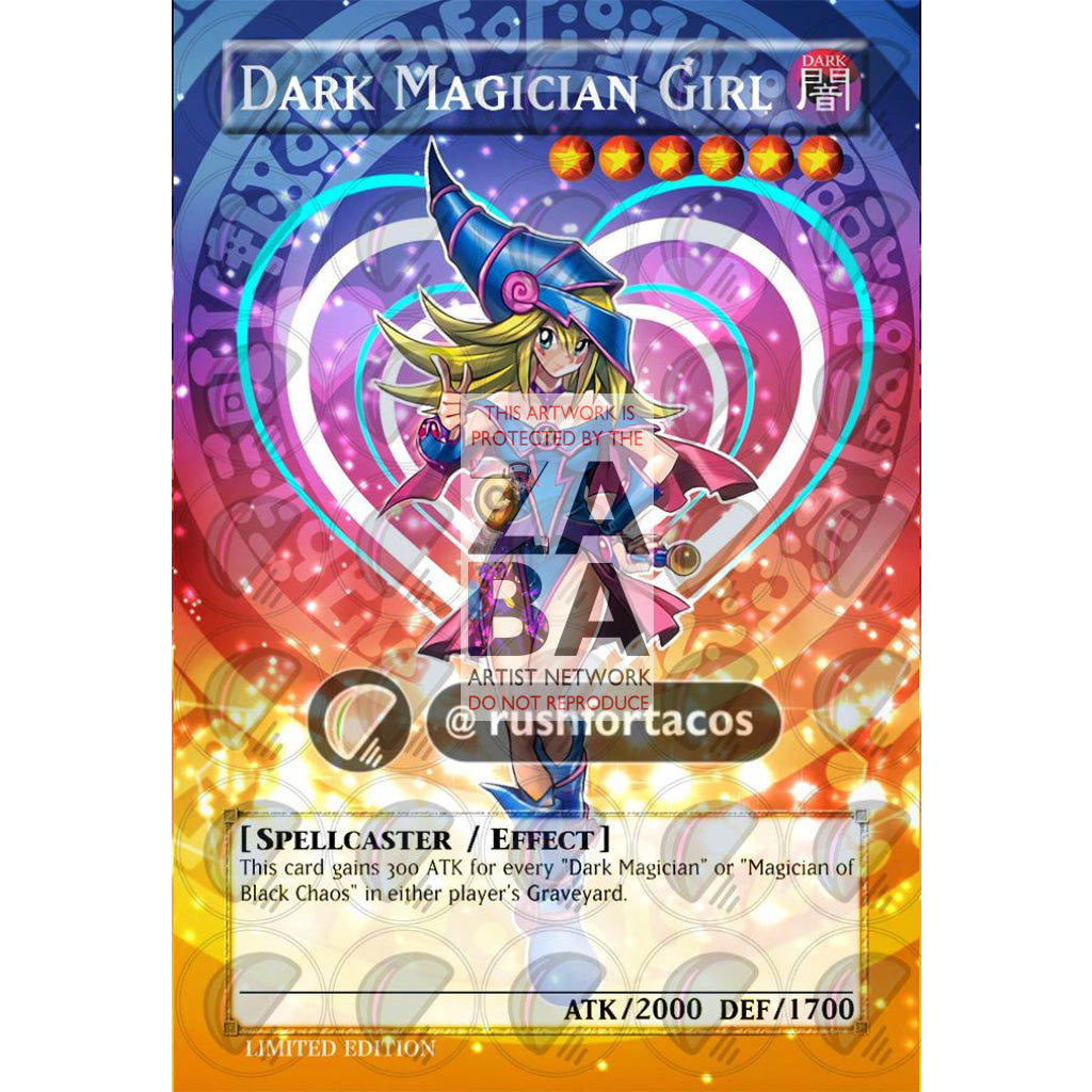 Dark Magician Girl v.4 Full Art ORICA - Custom Yu-Gi-Oh! Card - ZabaTV