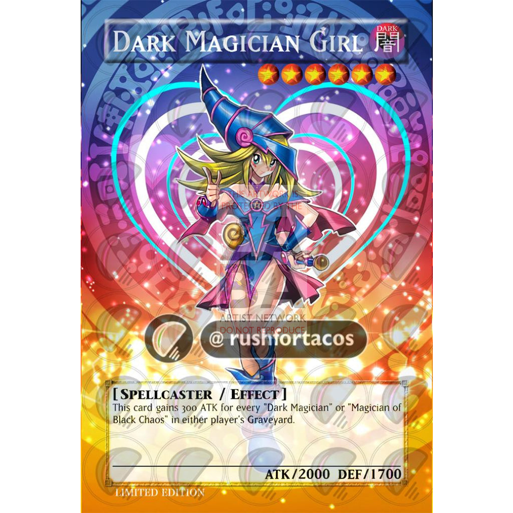 Dark Magician Girl v.4 Full Art ORICA - Custom Yu-Gi-Oh! Card - ZabaTV