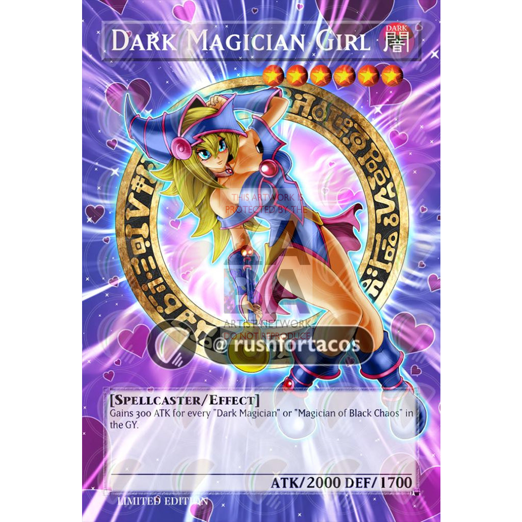 Dark Magician Girl V.6 Full Art Orica - Custom Yu-Gi-Oh! Card