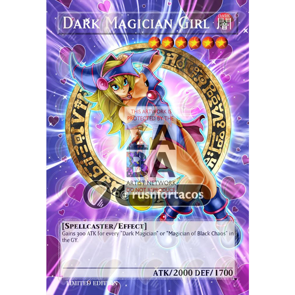 Dark Magician Girl v.6 Full Art ORICA - Custom Yu-Gi-Oh! Card - ZabaTV