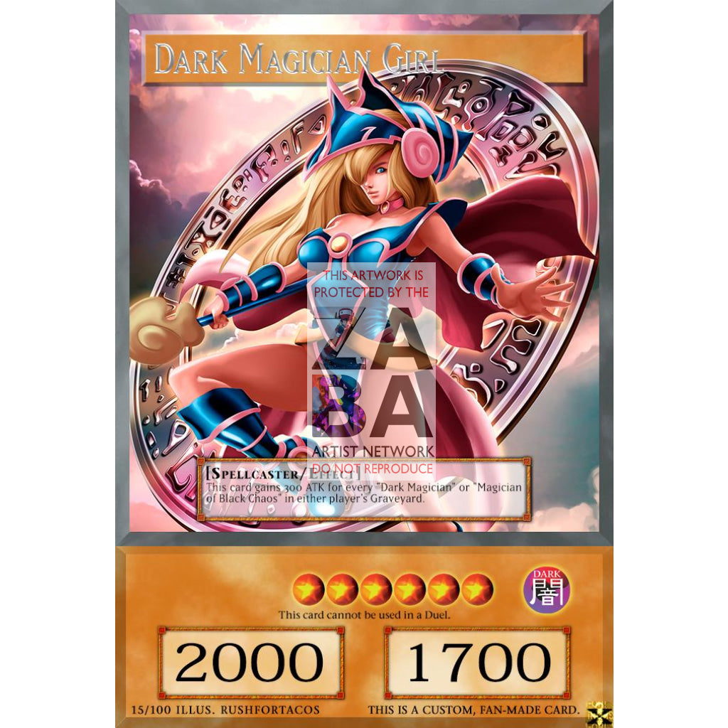 Dark Magician Girl v.7 - Custom Yu-Gi-Oh! Card - ZabaTV