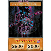 Dark Magician Of Chaos Full Art Orica - Custom Yu-Gi-Oh! Card No Effect Box Silver Foil