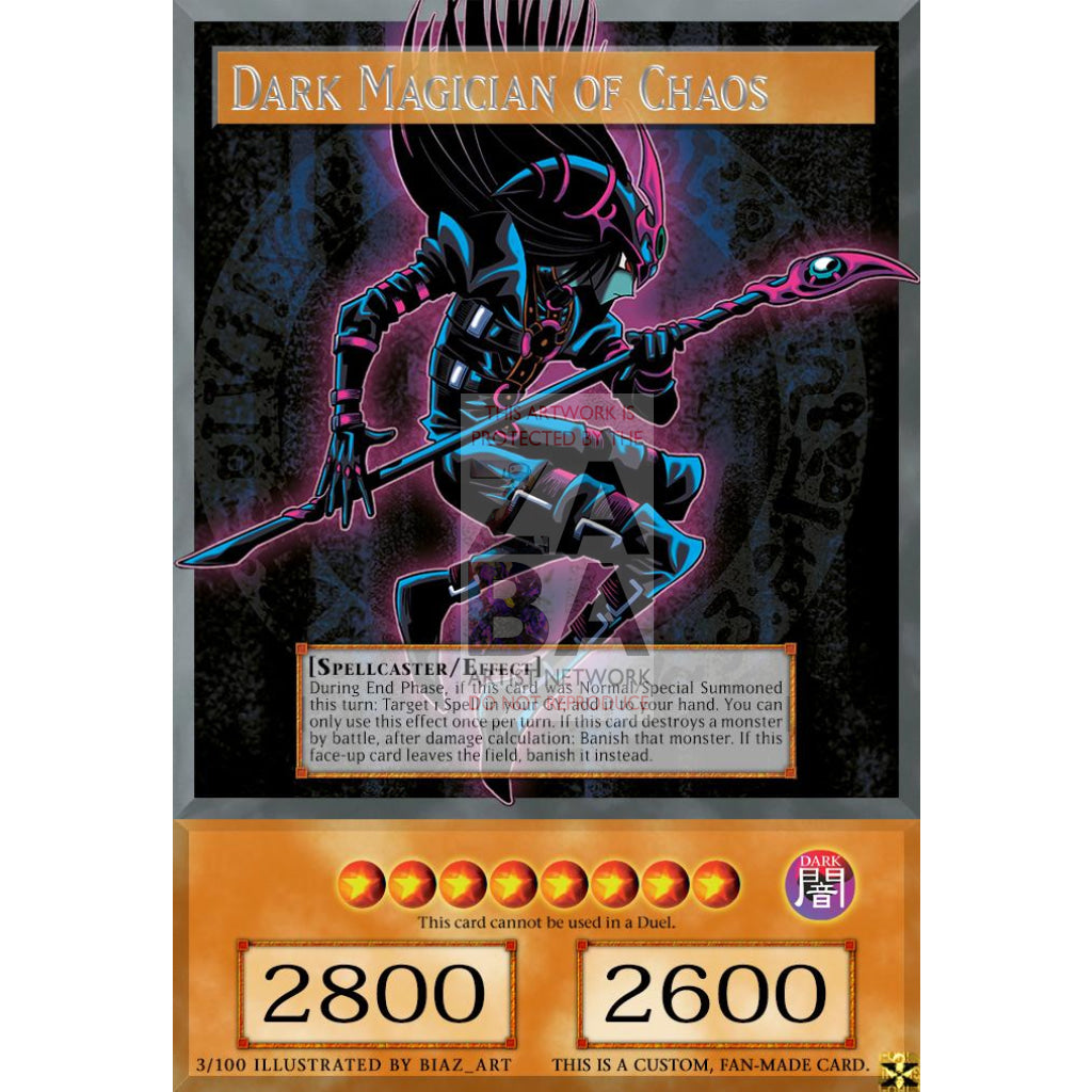 Dark Magician of Chaos FULL ART ORICA - Custom Yu-Gi-Oh! Card - ZabaTV