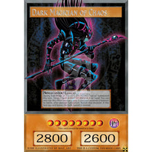 Dark Magician Of Chaos Full Art Orica - Custom Yu-Gi-Oh! Card Silver Foil
