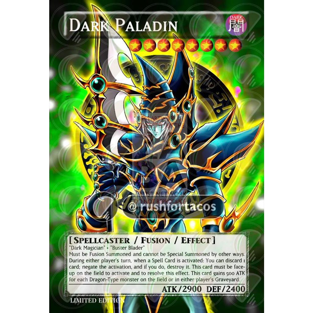 Dark Paladin Full Art ORICA - Custom Yu-Gi-Oh! Card - ZabaTV
