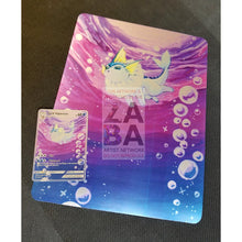 Dark Vaporeon Team Rocket 45/82 8X10.5 Holographic Poster + Card Gift Set Only Custom Pokemon