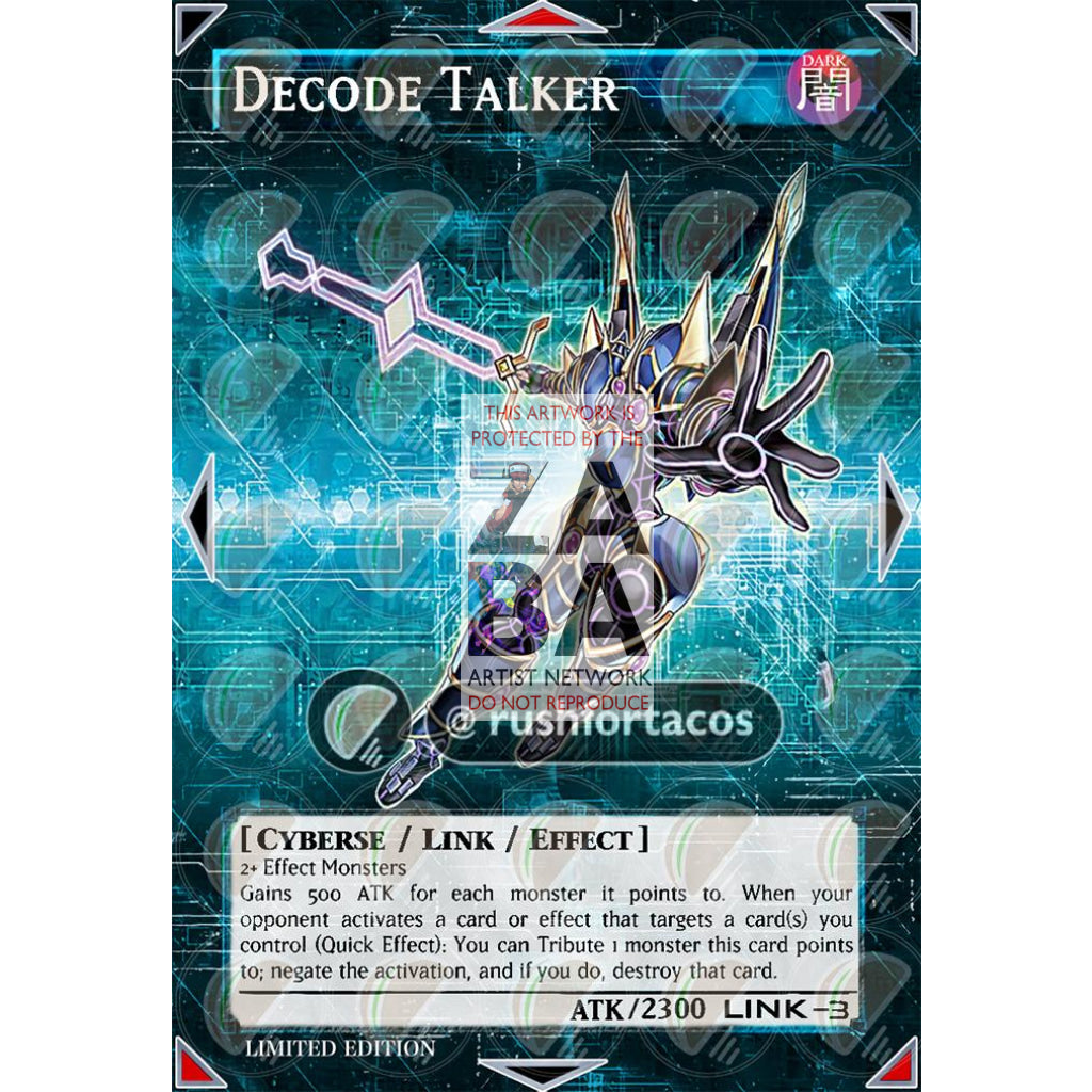 Decode Talker Full Art ORICA - Custom Yu-Gi-Oh! Card - ZabaTV