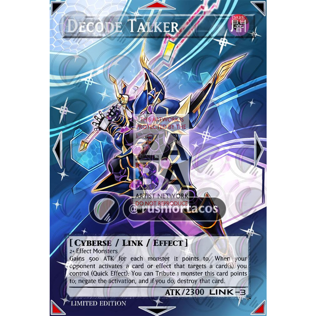 Decode Talker v.2 Full Art ORICA - Custom Yu-Gi-Oh! Card - ZabaTV