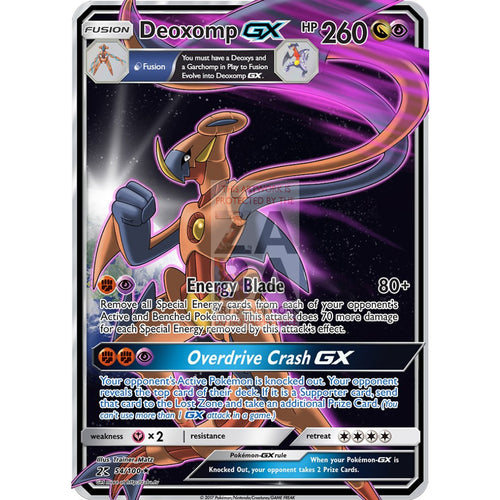 Deoxomp Gx Fusion Custom Pokemon Card