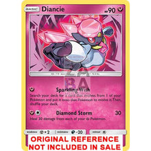 Diancie 94/147 Burning Shadows Extended Art Custom Pokemon Card