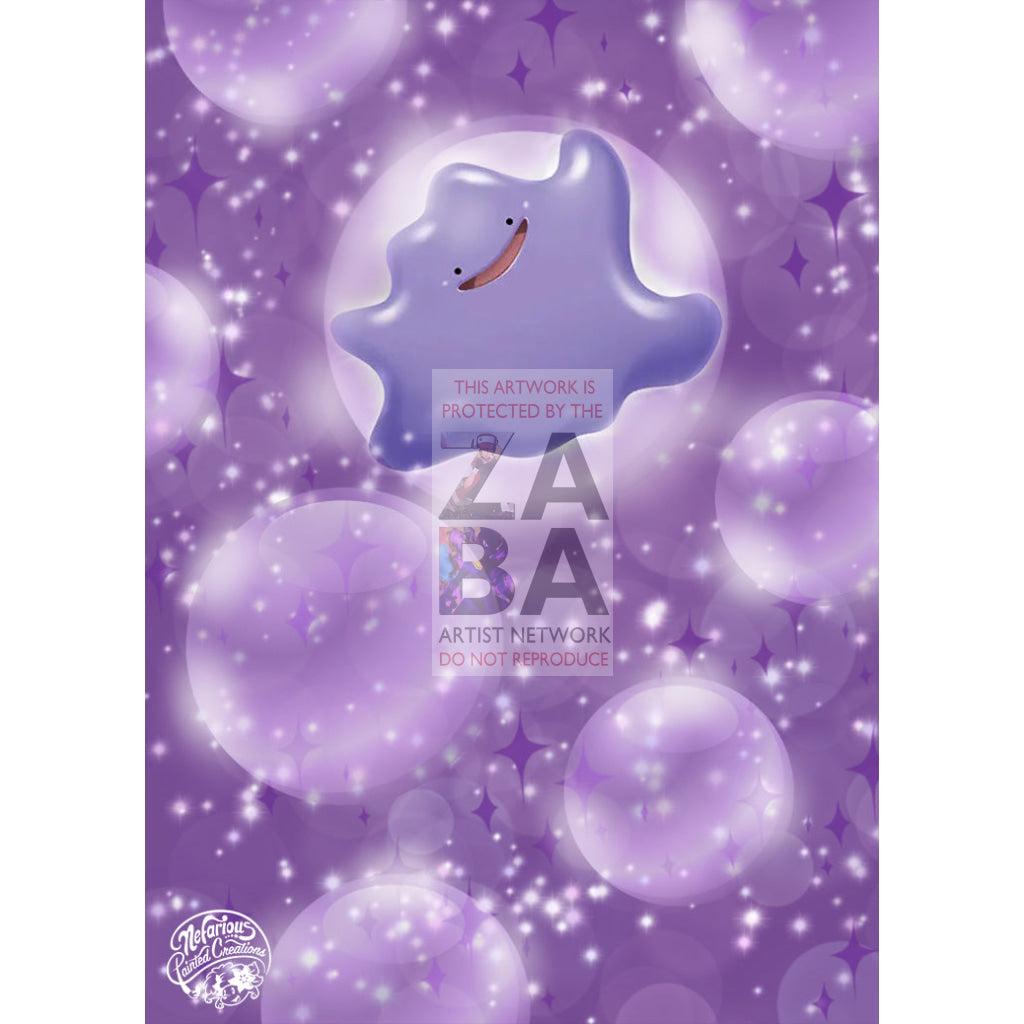 Ditto 053/078 Pokemon GO Extended Art Custom Pokemon Card - ZabaTV