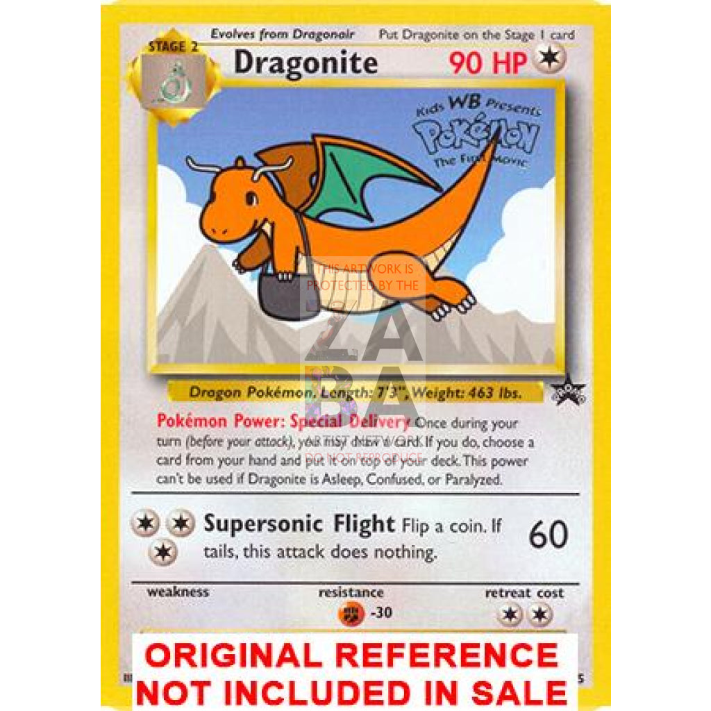Dragonite Black Star Promo 5 Extended Art Custom Pokemon Card - ZabaTV