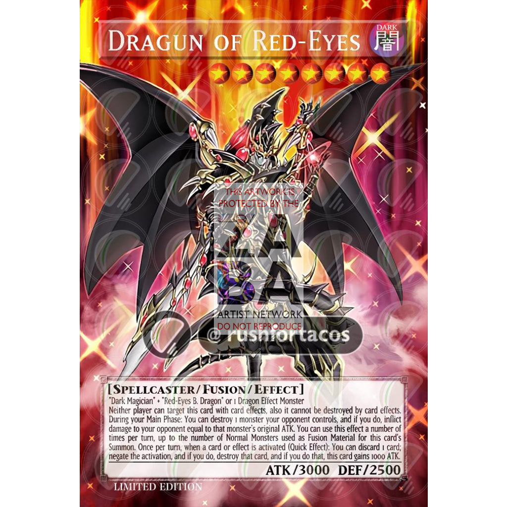 Dragun of Red-Eyes LGB1-JP001 Full Art ORICA- Custom Yu-Gi-Oh! Card - ZabaTV