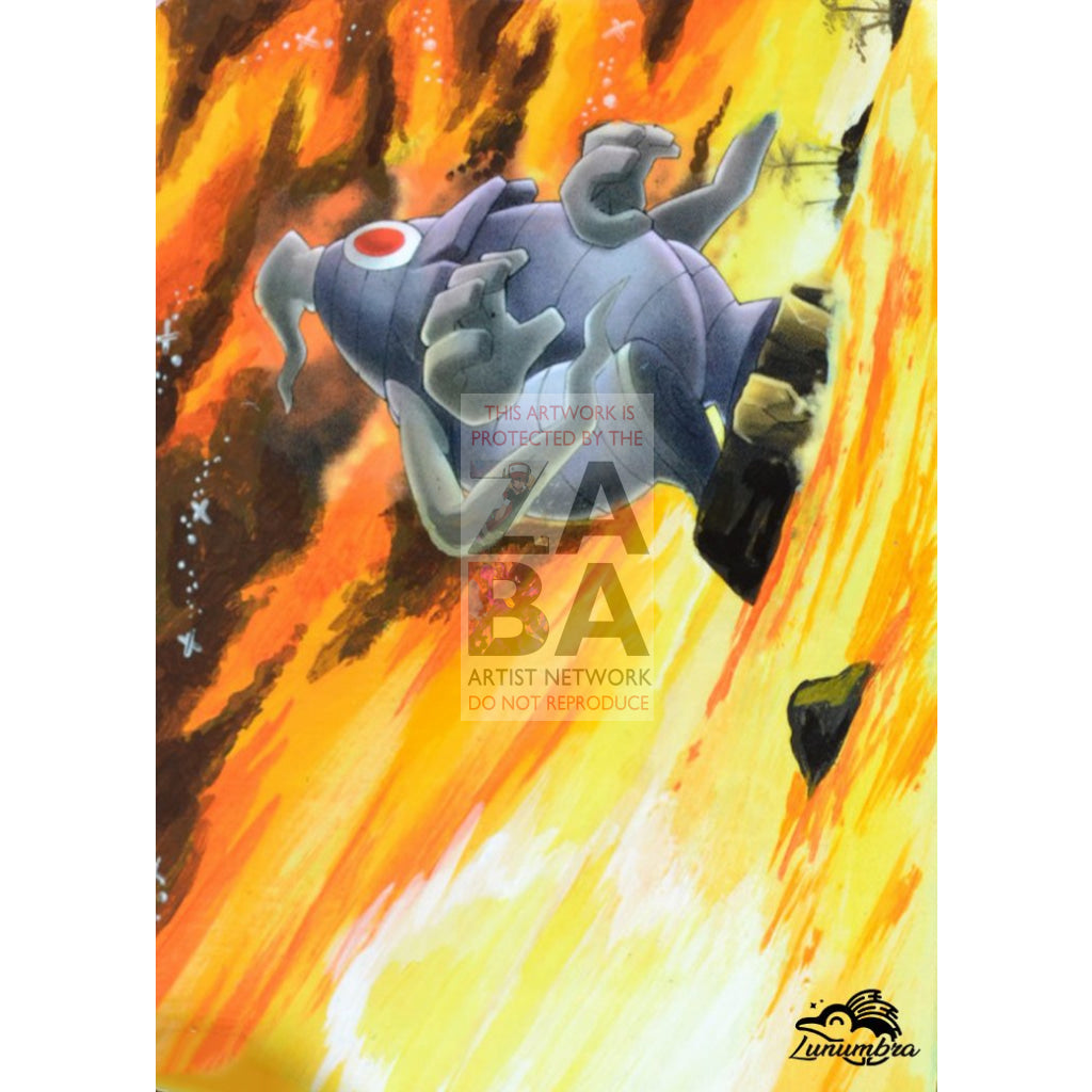Dusclops 17/100 Crystal Guardians Extended Art Custom Pokemon Card Textless Silver Holographic
