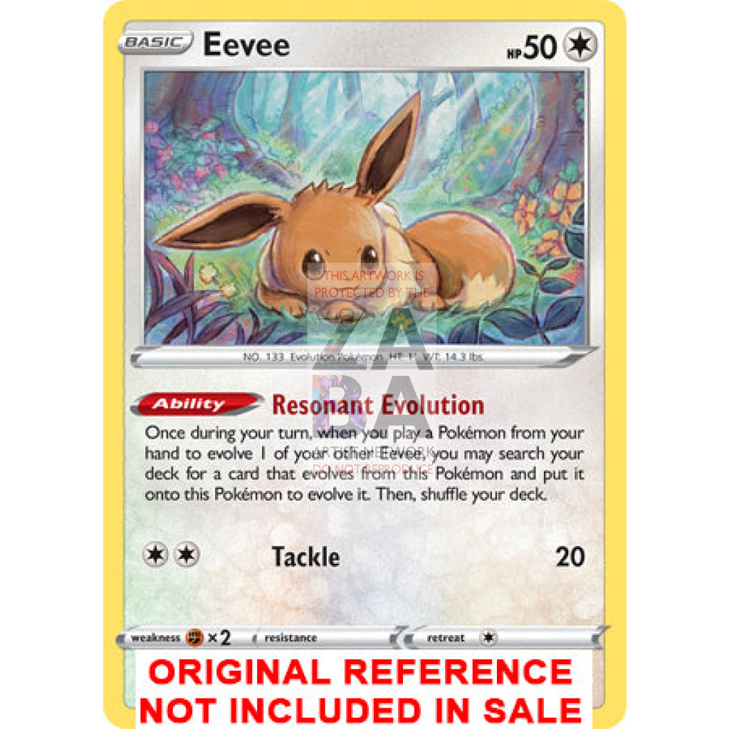 Eevee 119/189 Astral Radiance Extended Art Custom Pokemon Card - ZabaTV