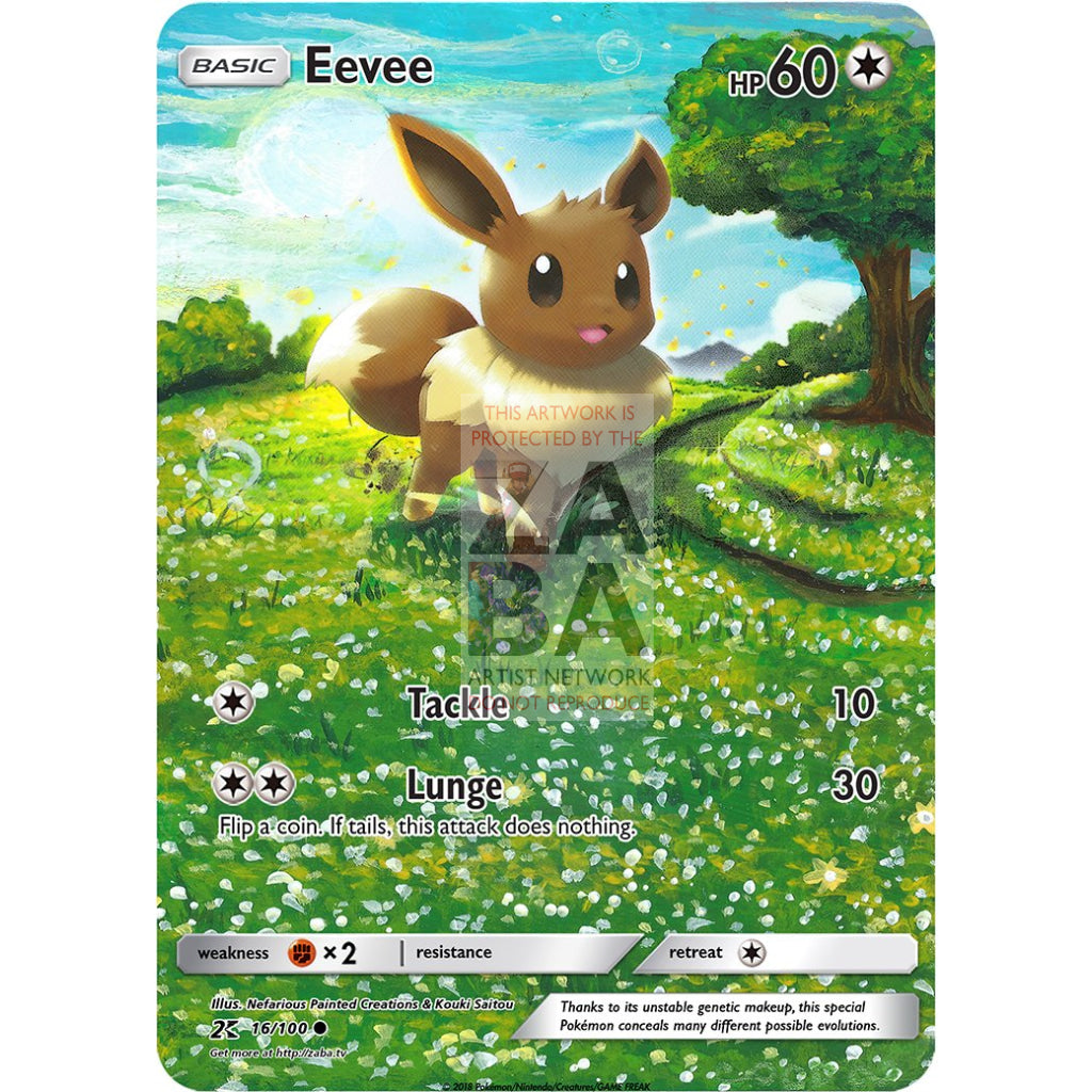 Eevee 36/98 Ancient Origins Custom Pokemon Card - ZabaTV